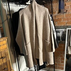 2-piece set by Atelier Delphine Open Front Cardigan and drop crotch bottoms!